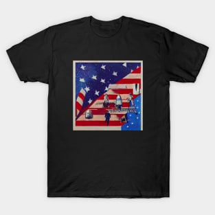 Space Race and The American Dream T-Shirt